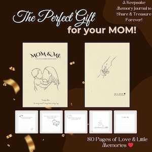 Mom & Me Memory Journal | Timeless Keepsake Gift | Guided Prompt Book for Mom | Mother&#39;s Day or Birthday | Storytelling Keepsake Journal