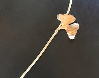 Palillo para el cabello de ginkgo