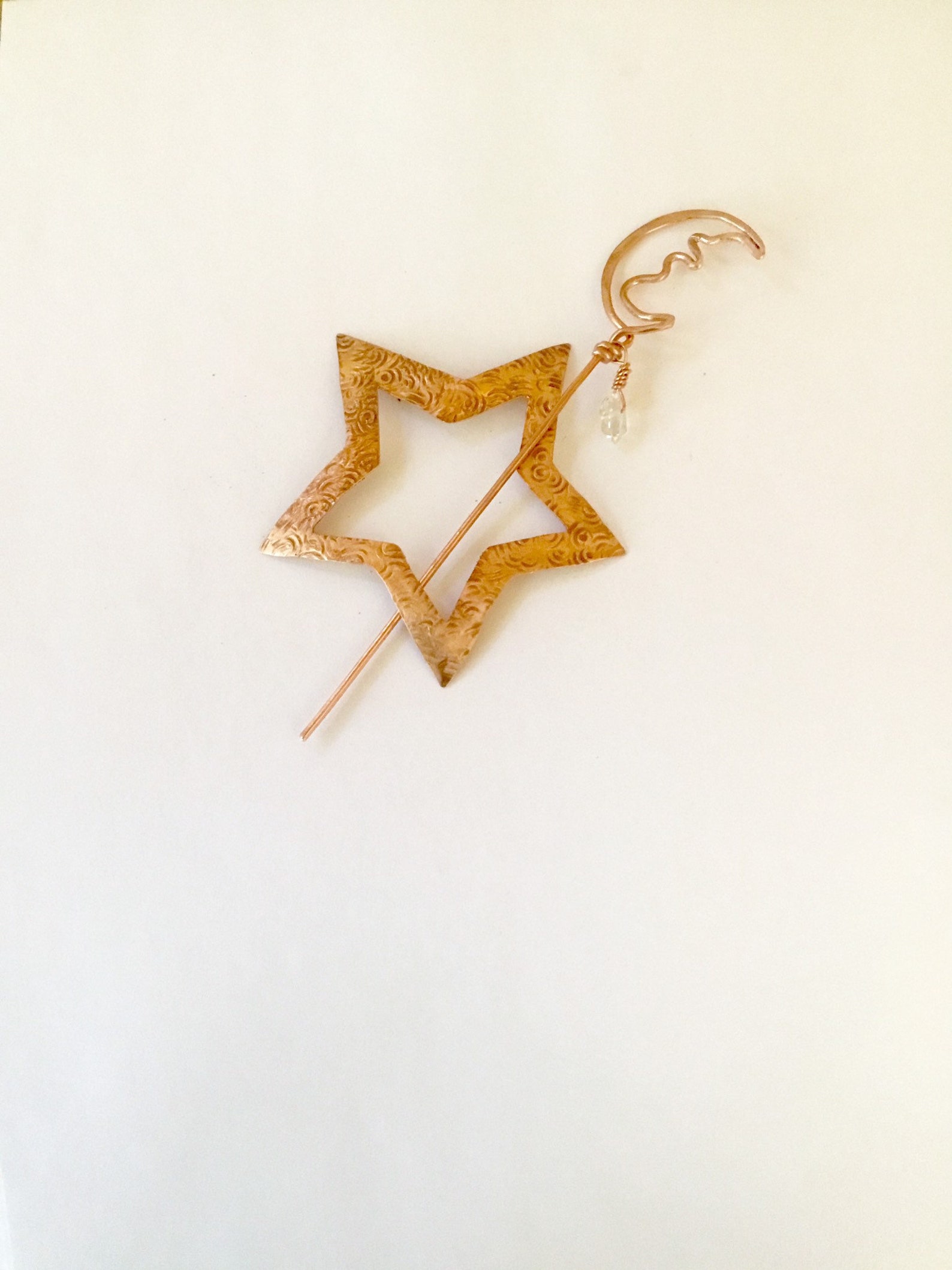 Luna Star Hair Pin Etsy