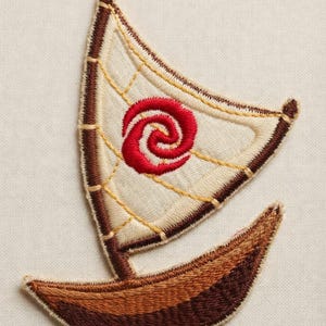 Disney Moana Embroidered Patch - Iron On Patch Set for Jacket Hoodie Backpack - Disneyland Patch, Disney Trip Gift For Kids, Backpack Patch image 7