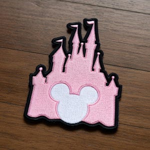 Vintage Disney Park Embroidered Patch - Classic Disney Iron On Sew On Patch | Mickey Mouse Applique for Jacket Backpack Bag image 5