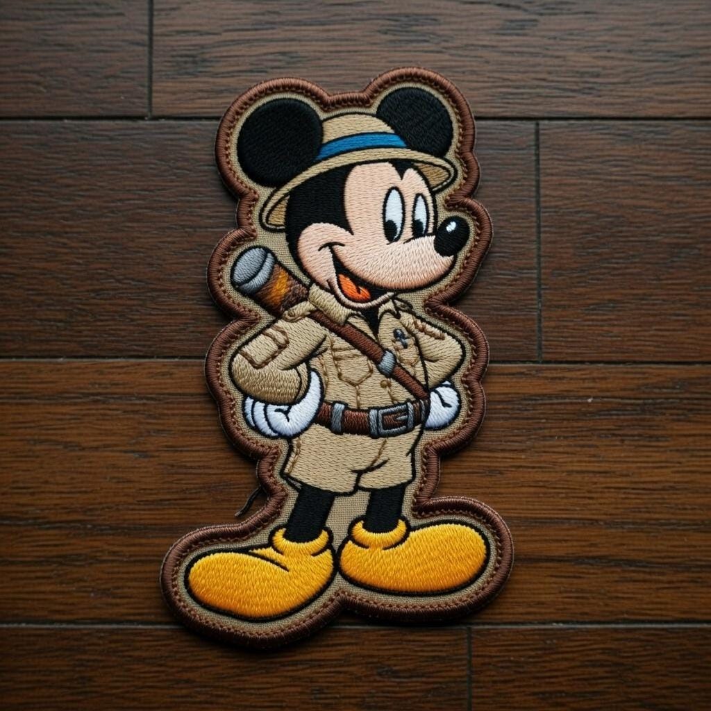 Safari Guide Patch Disney Safari Adventure Patch Pack, Mickey Minnie Donald Goofy ...