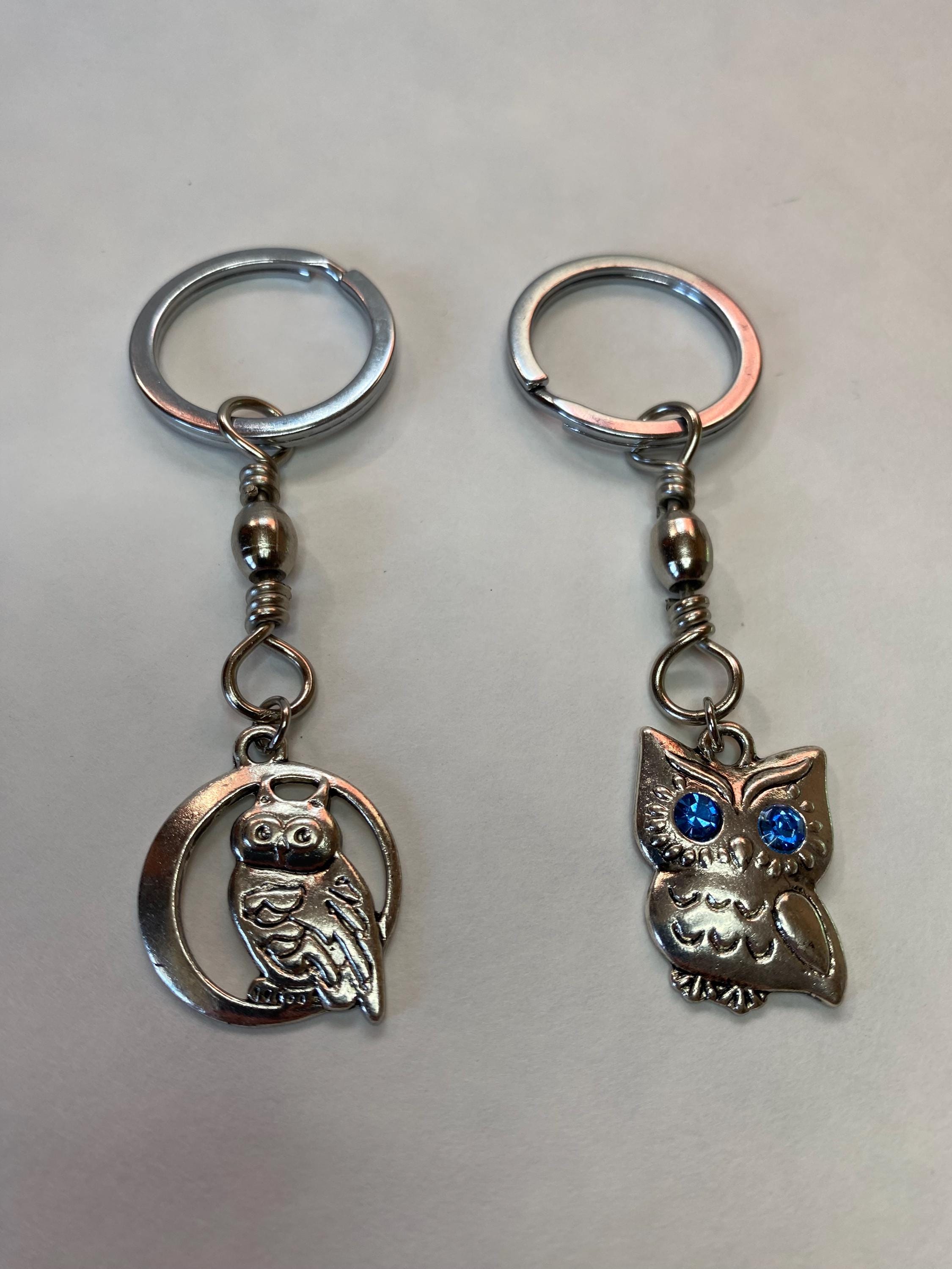 keychain owl, witchy, nature, animal, bird
