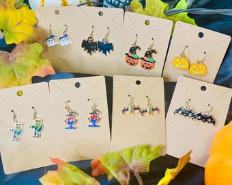 Halloween Dangle Earrings – Spooky Fun Jewelry