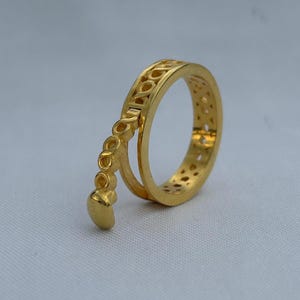 Infinity Silver Band Ring with Hidden Infinity, Minimalist Bump Ring, Secret Spoon Flip Element, Silver Plating, Unique Designer Jewelry