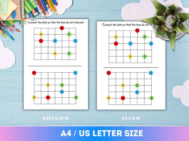 Connect the Dots Activity Pack: Fun Preschool Worksheets (PDF Download ...