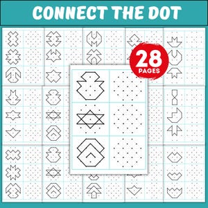 Copy the Pattern Worksheets | Dot Grid Activity | Fine Motor & Visual Perception PDF
