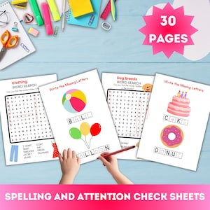 Phonics & Word Search Puzzle Book: Fun English Learning Games (PDF Download A4/US Letter)
