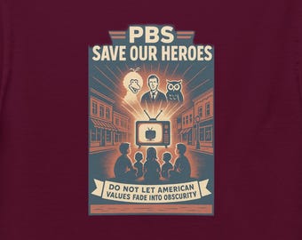 Save Our Heroes PBS Shirt: Vintage Americana Tee
