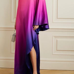 off the shoulder kaftan dress Cobalt Blue Silk Chanderi Embroidered Off-Shoulder Kaftan Set Design by Shikha Mehta at Pernia's Pop Up Shop 2026