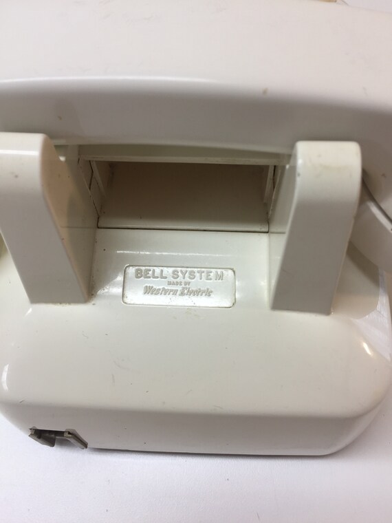 Western Electric 275A その１ （#552 ） Vintage Desk Phone, Off-white, Rotary Dial, Western Electric - Etsy