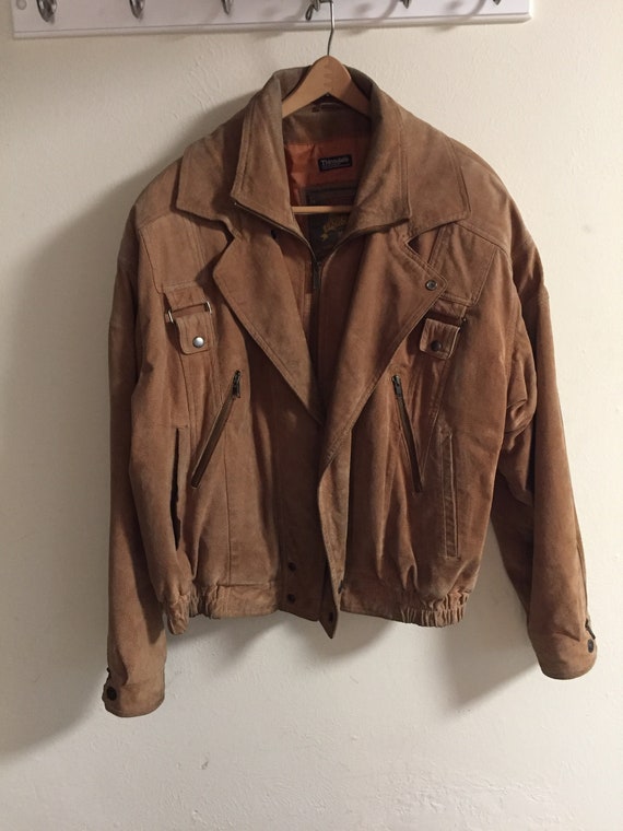 Vintage Men's Suede Jacket.  Wilson's Suede jacket