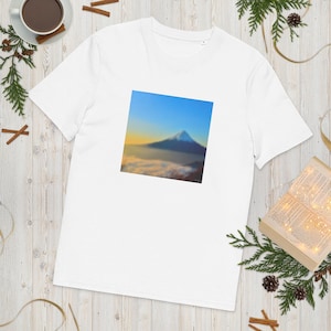 Mt. Fuji Japanese T-shirt Pixel Art