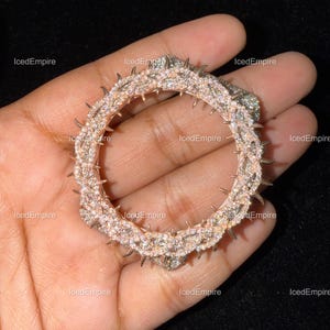 Iced Out GA2100 Spiked Bezel | VVS Moissanite Custom Casioak Mod Watch Case