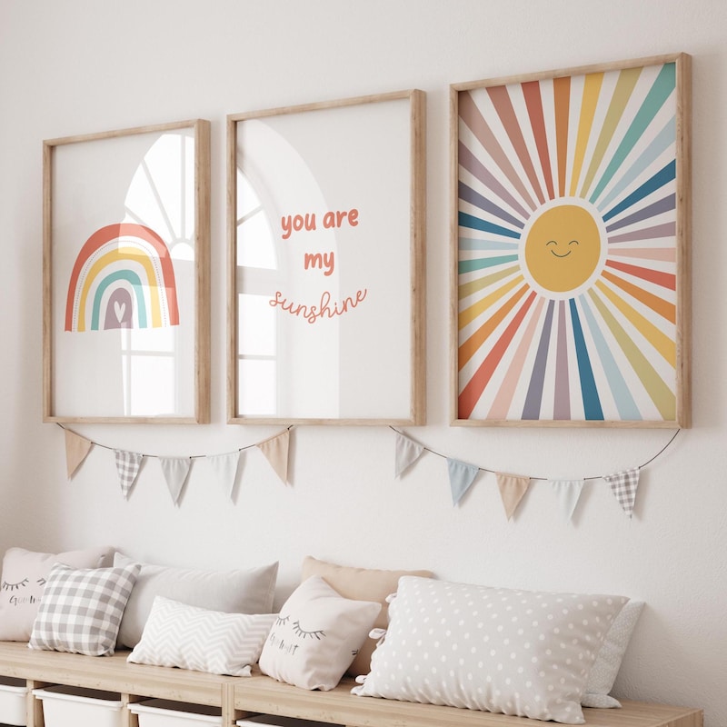 Sun Nursery Print - Etsy