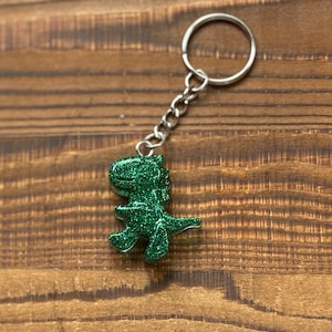 T-Rex Resin Keychain| Mini T-Rex Keychain| Dino keychain| Dinosaur Keychain | T-rex | Backpack Charm|