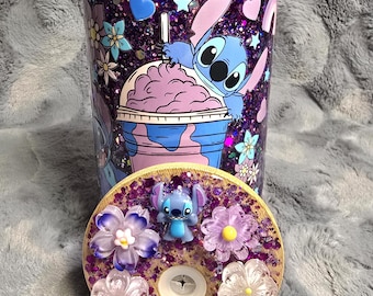 Szklanka do napojów w kształcie kuli śnieżnej Stitch