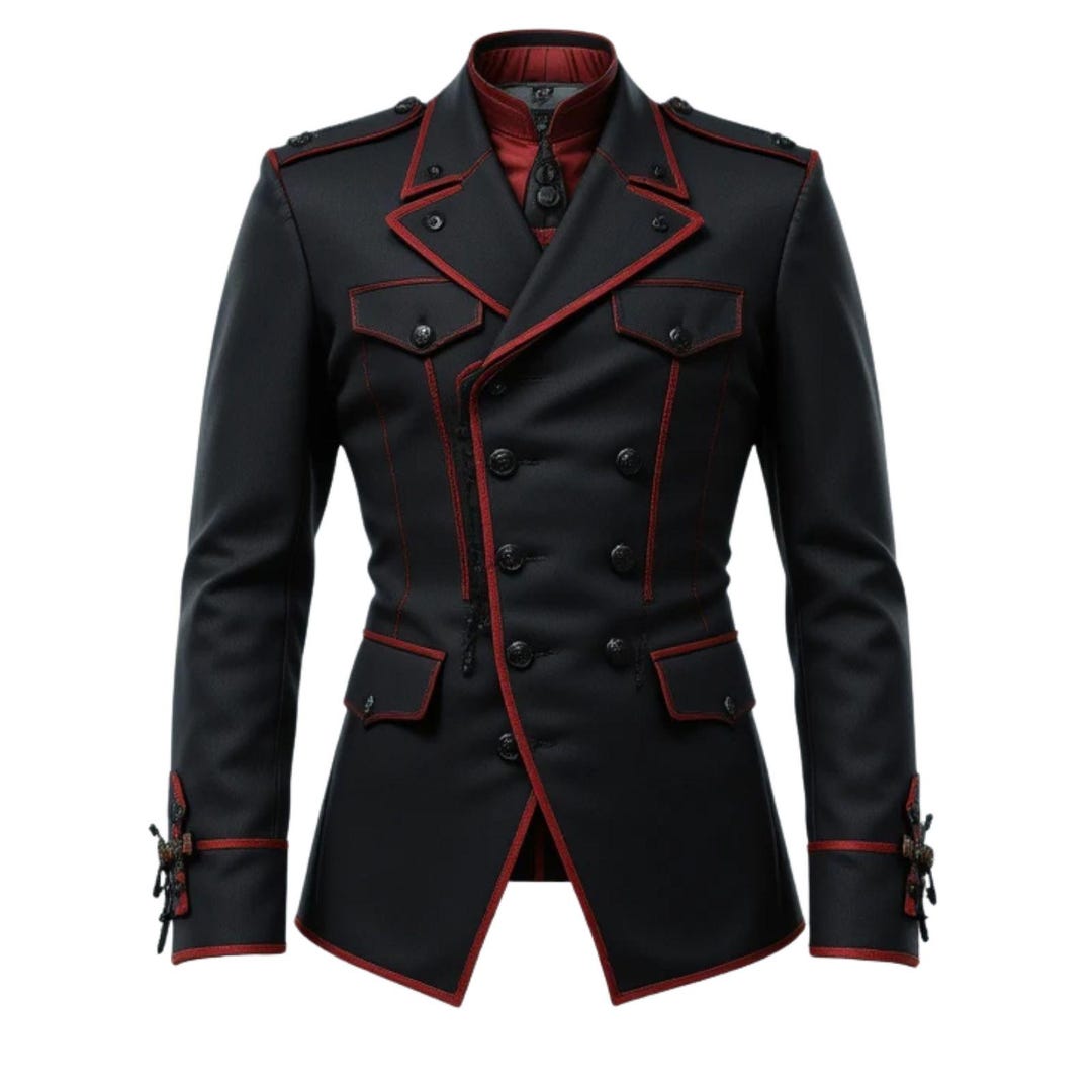 Officer Coat – Black Officer Coat v2. – 3sixteen