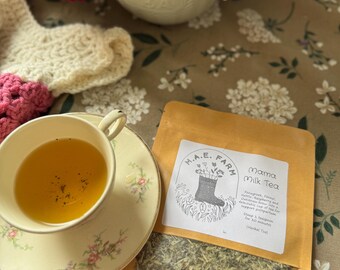 Postpartum Herbal Tea: Mamas Milk - Fenugreek, Raspberry Leaf