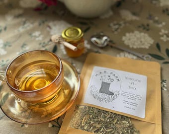 Echinacea Herbal Tea Blend: Immune Support, Rosehips & Lemongrass