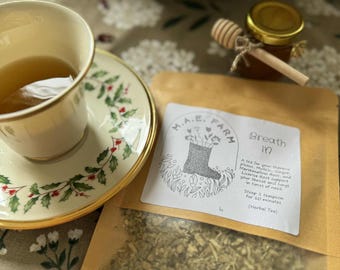 Herbal Lung Support Tea: Mullein, Marshmallow & Licorice