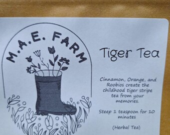 Tiger Tea: Cinnamon and Orange Roobios