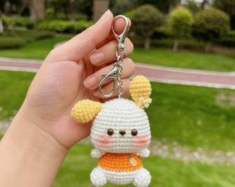 Patrón de amigurumi de perro a crochet, adorable cachorro de peluche en PDF, animales de crochet fáciles para principiantes, regalo hecho a mano para amantes de los perros.