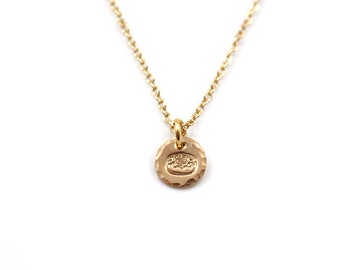14kt Gold Filled Donut Necklace - Gold Filled Necklace - Pastry Chef Gift - Baker's Gift - Food Jewelry -Donut Necklace