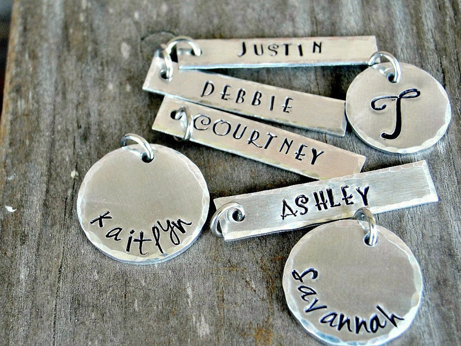Personalized Name Charm Name Charm Name Plate Custom Etsy