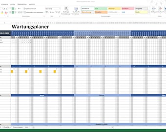 Maintenance planner, maintenance, machines, systems