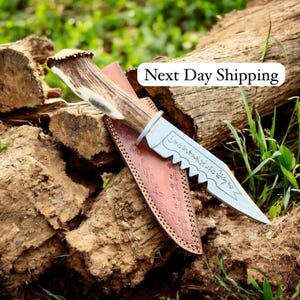 Supernatural Ruby's Dämonenmesser Replik | Geweih Griff, Lederscheide