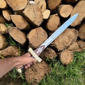 Handmade Percy Jackson Riptide Sword Replica - Stainless Steel Greek Sword Article 2