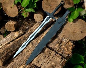 Skyrim Dragonbone Sword Replica | Handmade Stainless Steel Fantasy Sword | Viking Dragonborn Cosplay Prop