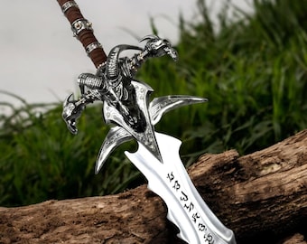 Frostmourne Sword 2.0 | Full Metal Lich King Cosplay Replica | WoW craft Blade