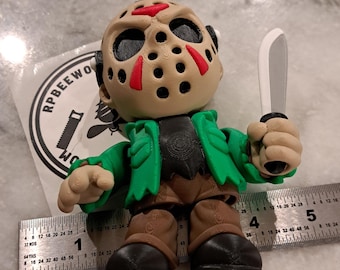 Jason Voorhees Friday the 13th Articulating Toy Flexible 3D Printed
