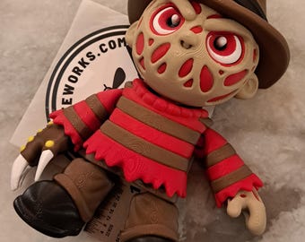 Freddy Krueger Articulating Toy Flexible Standing 3D Printed
