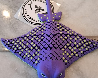 Flexible Manta Ray Articulated 3D Printed