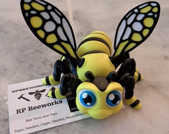 Smiling Honey Bee - Articulated Bee