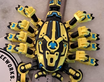 Cyber Scorpion Articulating Fidget Toy: Flexi Factory 3D Printed