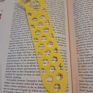 Honey Bee Bookmark 3D Printed Gifts for Readers, gifts for nature lovers