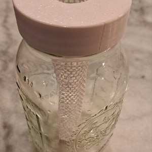 Jar Feeder for Honey Bees fits Quart-sized regular mouth Mason Jars / Kerr Jars; Internal Feeder for Langstroth, Long Langs, and Layens
