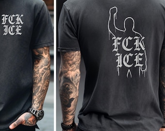 Abolish ICE T-Shirt: Protest Activist Comfort Colors Tee