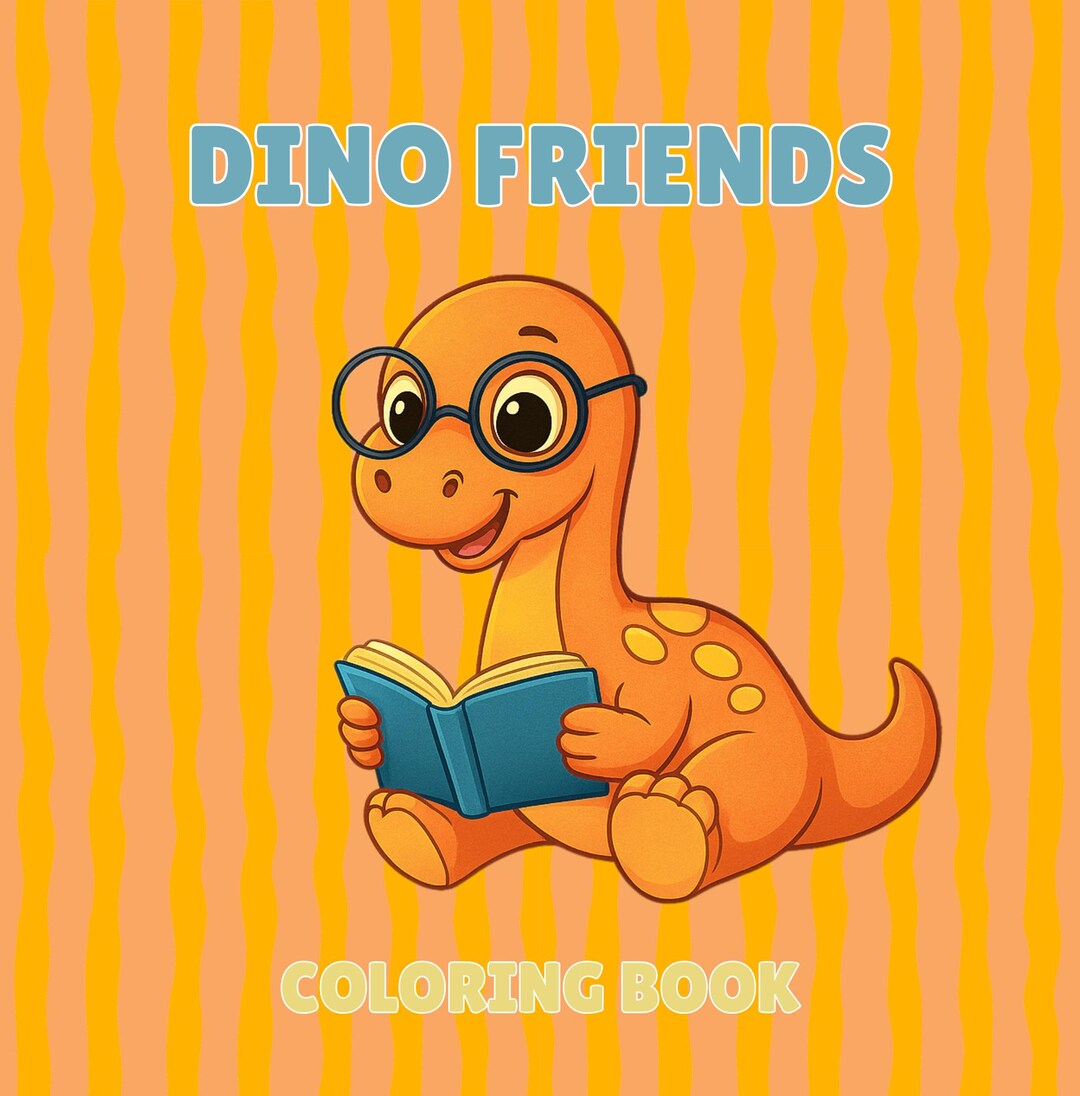 Dinosaur Coloring Book for Kids | Printable T-rex & Dino Adventures ...