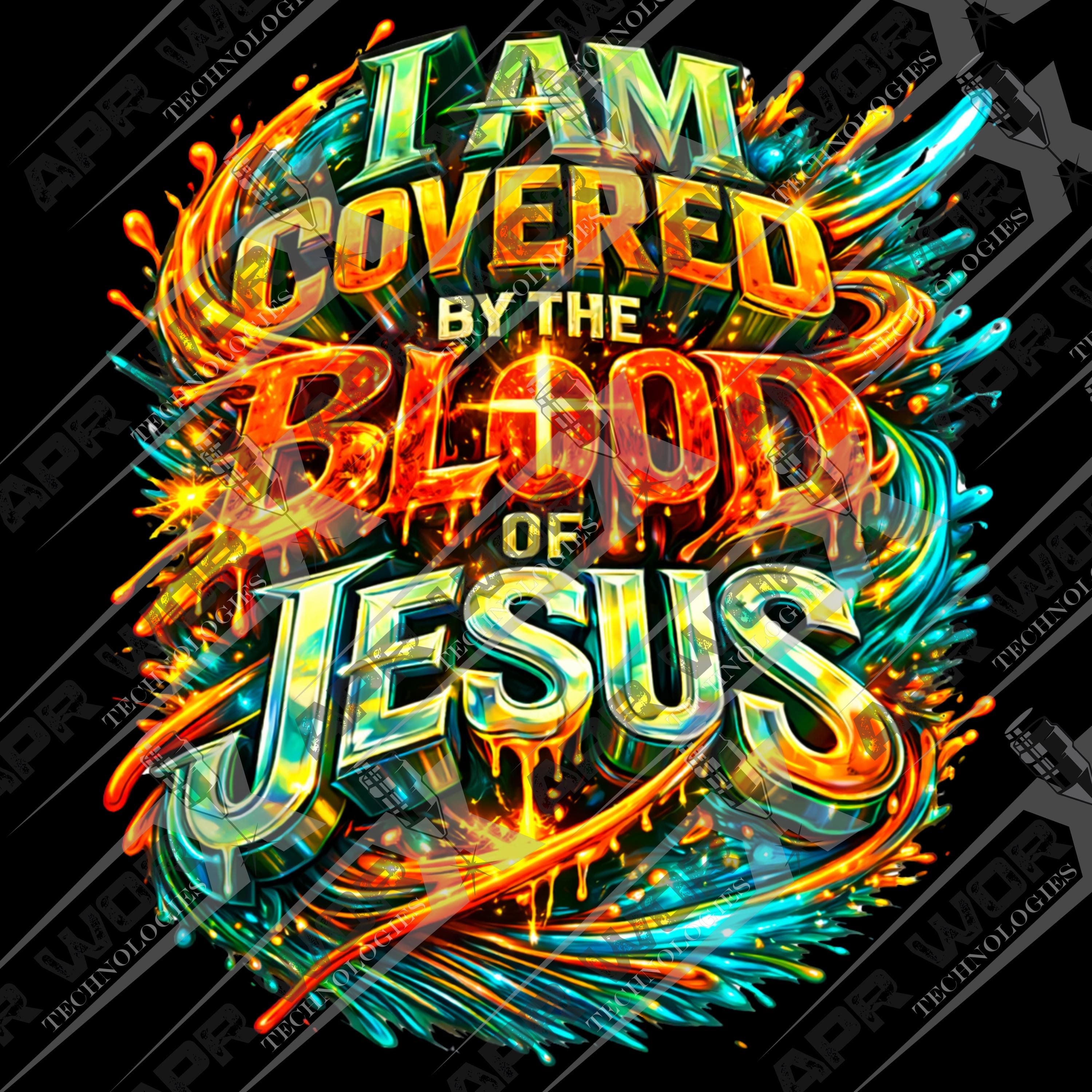 Bundle: I Am Covered (6 Pack) - Graffiti Faith Graphic (digital ...