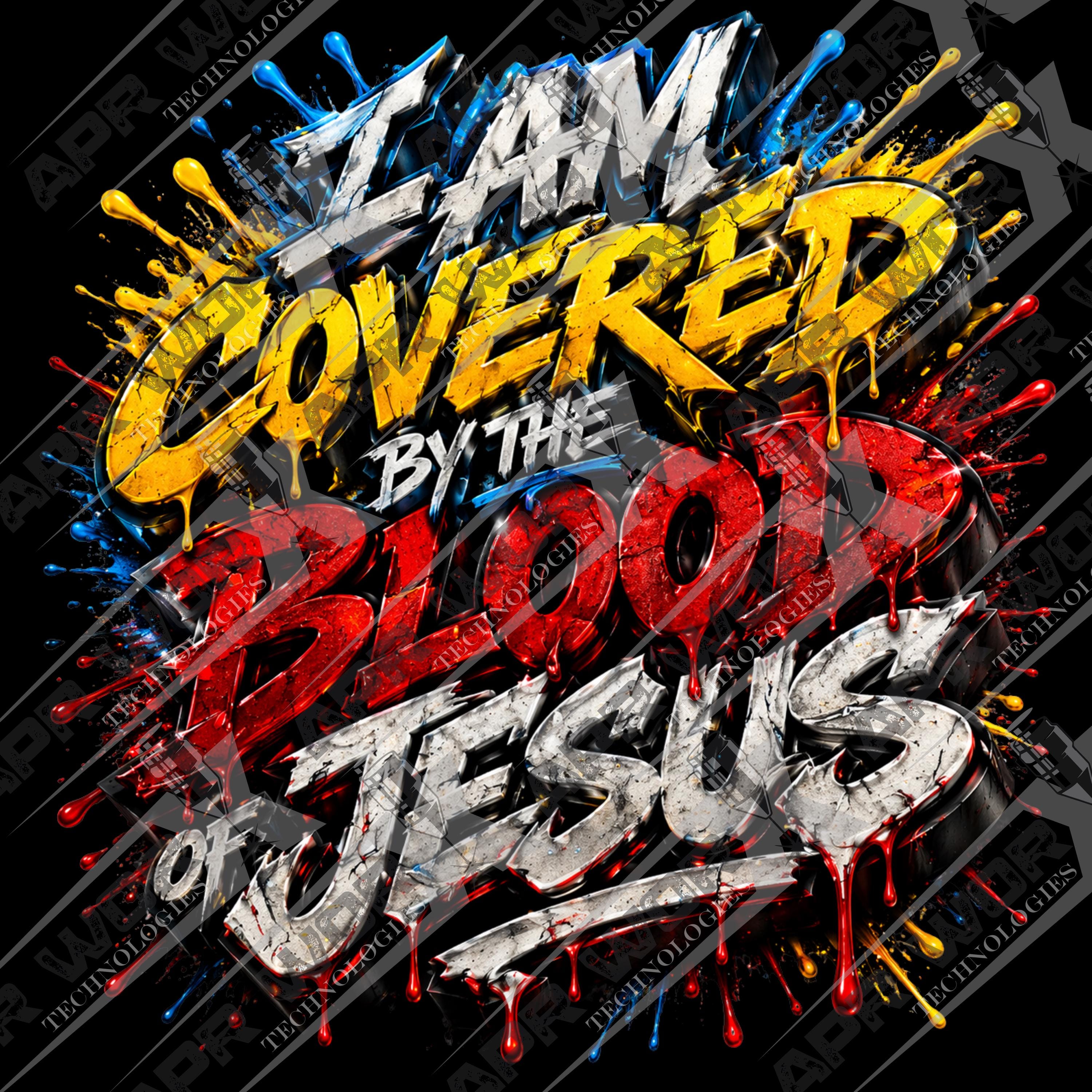 Bundle: I Am Covered (6 Pack) - Graffiti Faith Graphic (digital ...