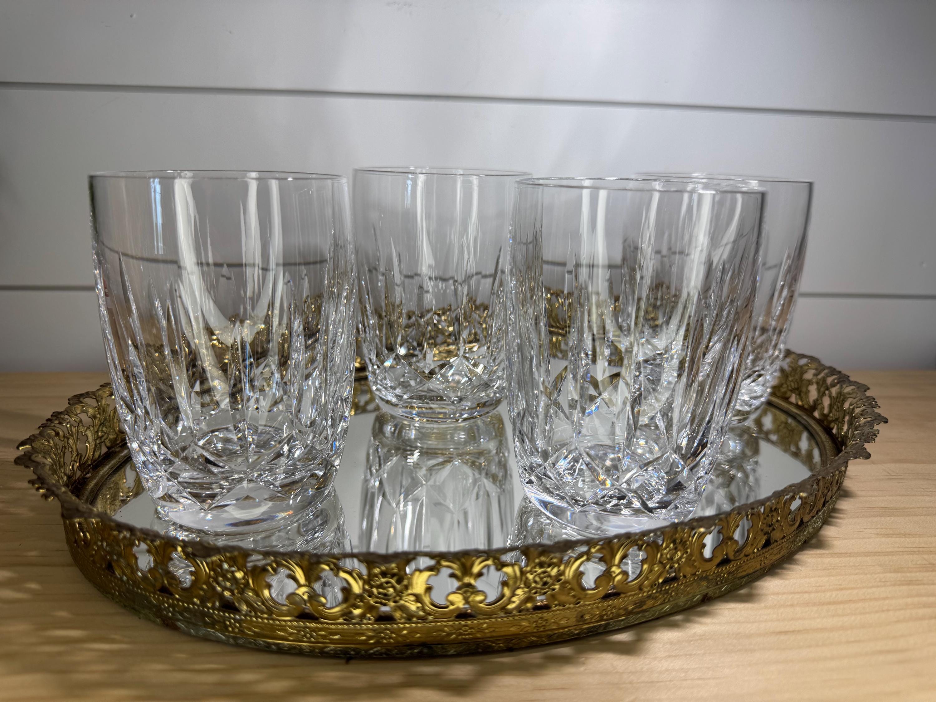 Waterford Crystal Kildare Old Fashioned Barrel Tumblers Set of 4