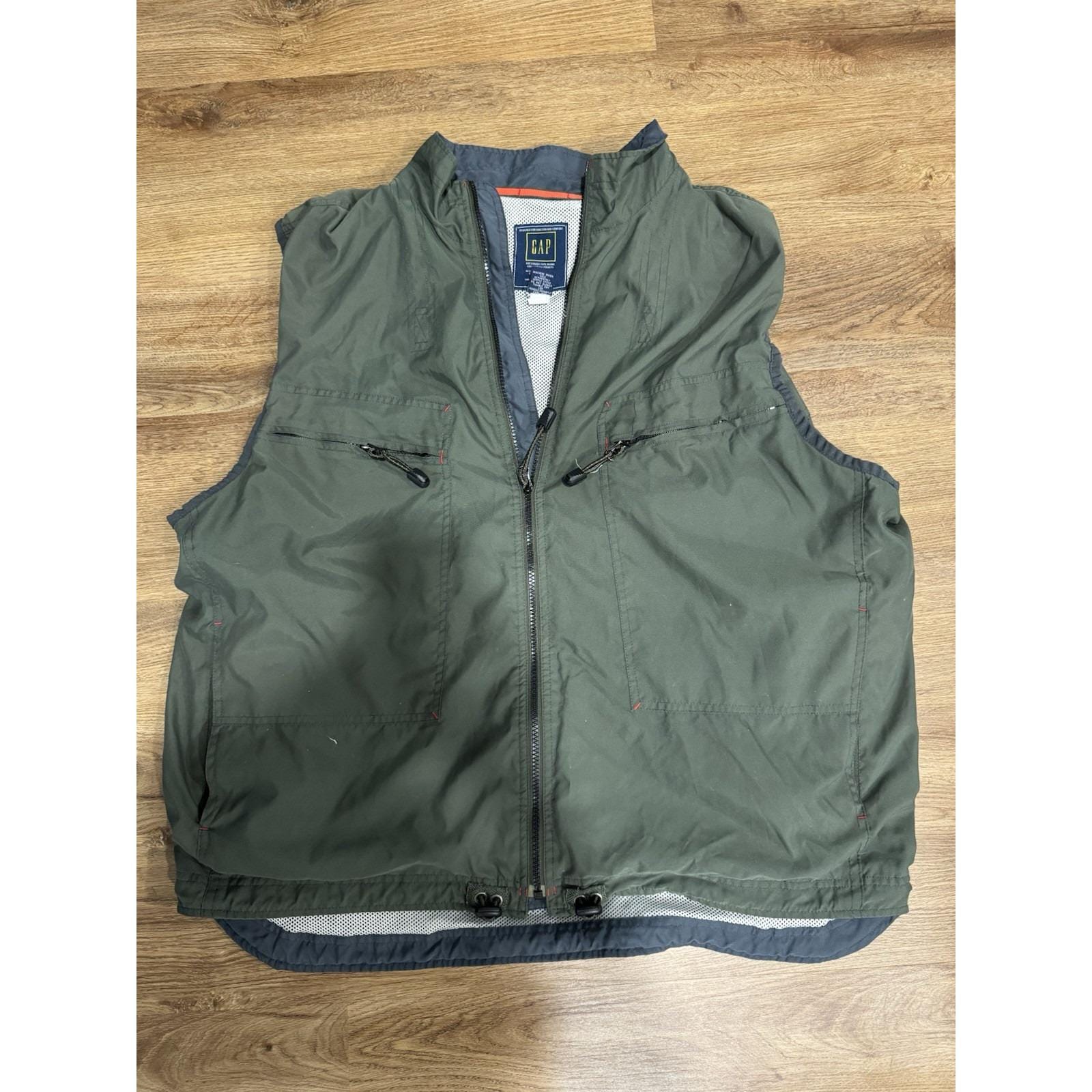 Vintage GAP GXP-45 Vest Size XXL Windbreaker Tactical