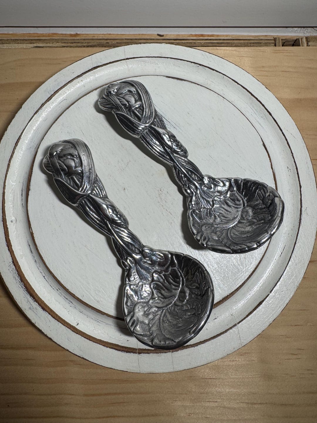 Arthur Court 1993, Bunny Iris Spoons, Ladle, Gravy, Tea, Designer 5 ...