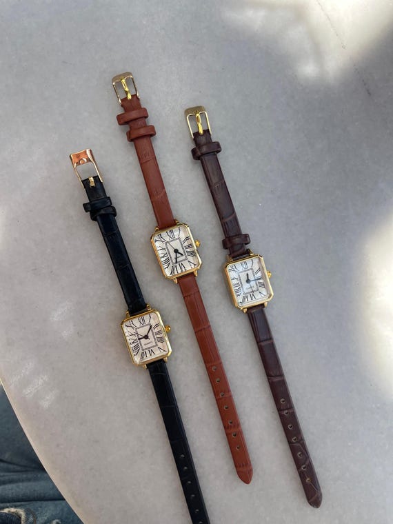 CIVO Orologio Donna Argento Acciaio: Inossidabile Orologio da Polso Analogico Quarzo - Piccolo Orologi Donna Rettangolare Classico Vintage Numeri Romani