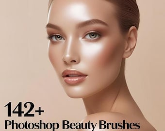Photoshop Beauty Brushes: Skin Retouching & Catchlight (ABR Pack) (Digital Download